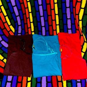 Girl’s undershirts bundle of 3- Grip Brand Size Small Adjustable Straps